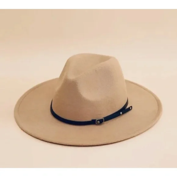 Belt Decor Fedora Hat Grandest Birch Simple Fedora Hat Ethnic Style Beads Belt  main image 2